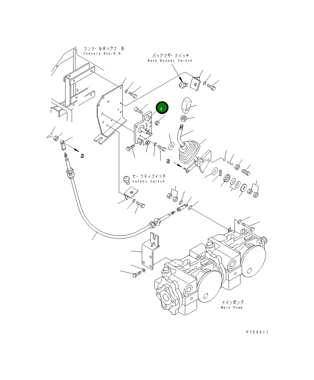 Кронштейн 273-43-67240 Komatsu