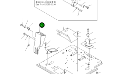 Кронштейн 13S-54-16330 Komatsu