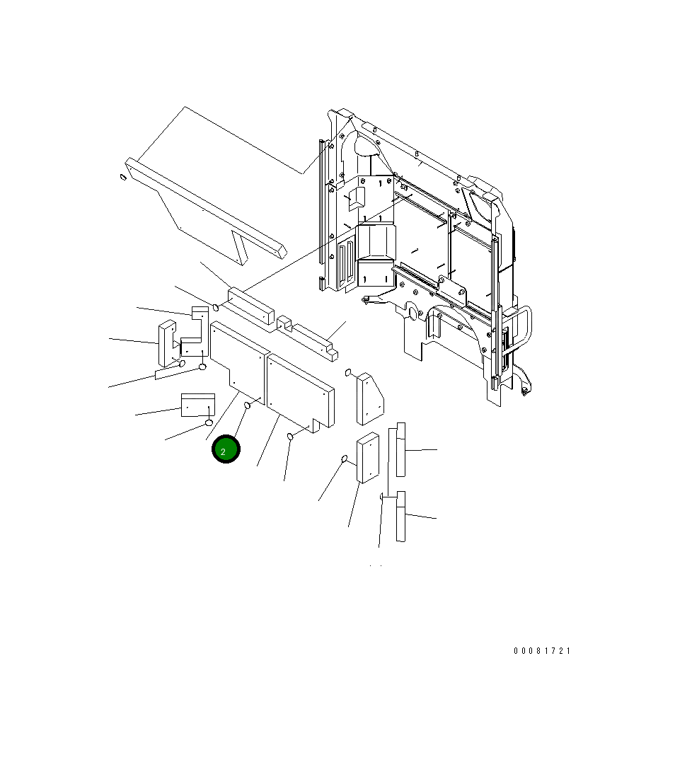 Лист 421-54-45630 Komatsu