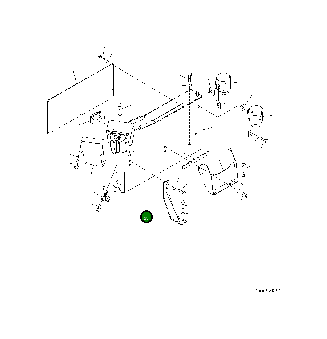 Кронштейн 21T-54-37910 Komatsu