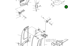 Кронштейн 22L-54-31510 Komatsu