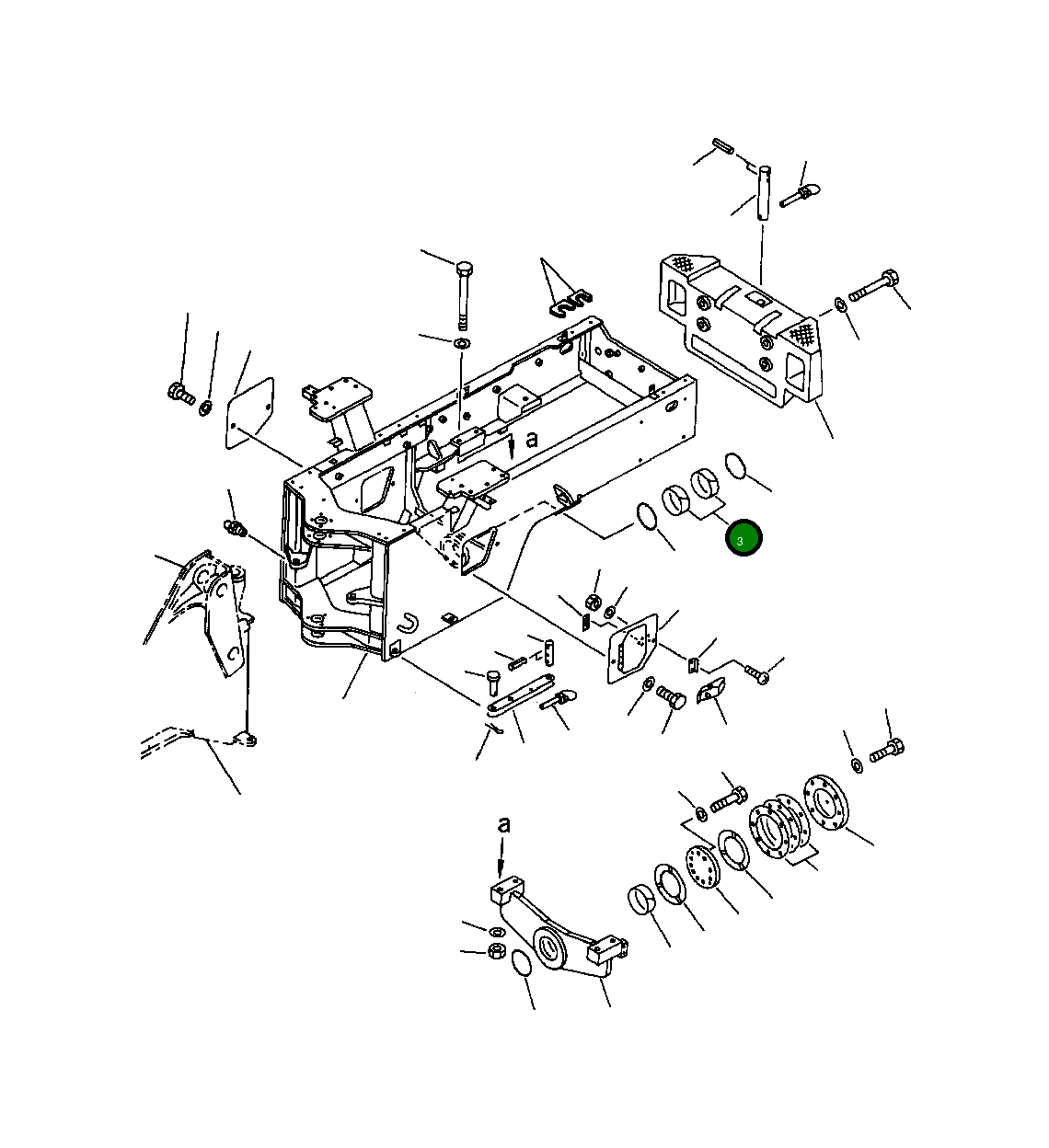 Набивка 418-46-17330 Komatsu