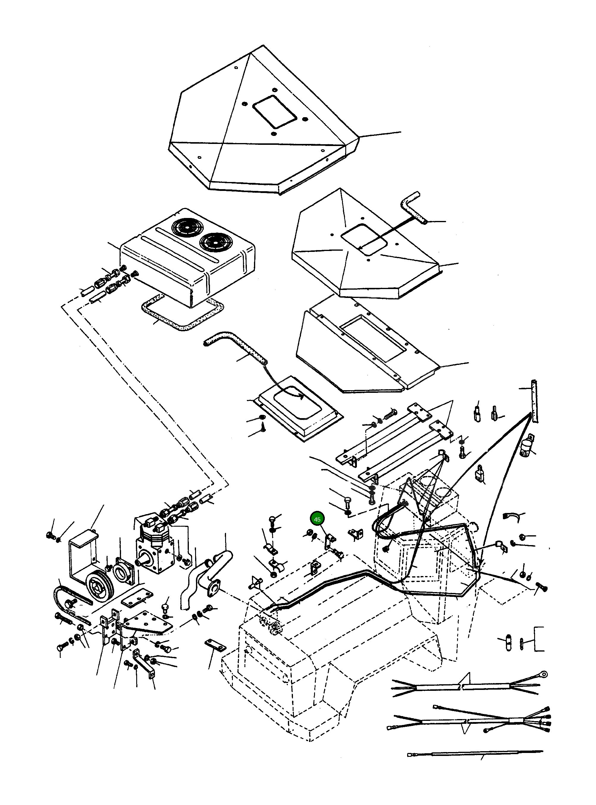 Кронштейн 2986202M1 Komatsu