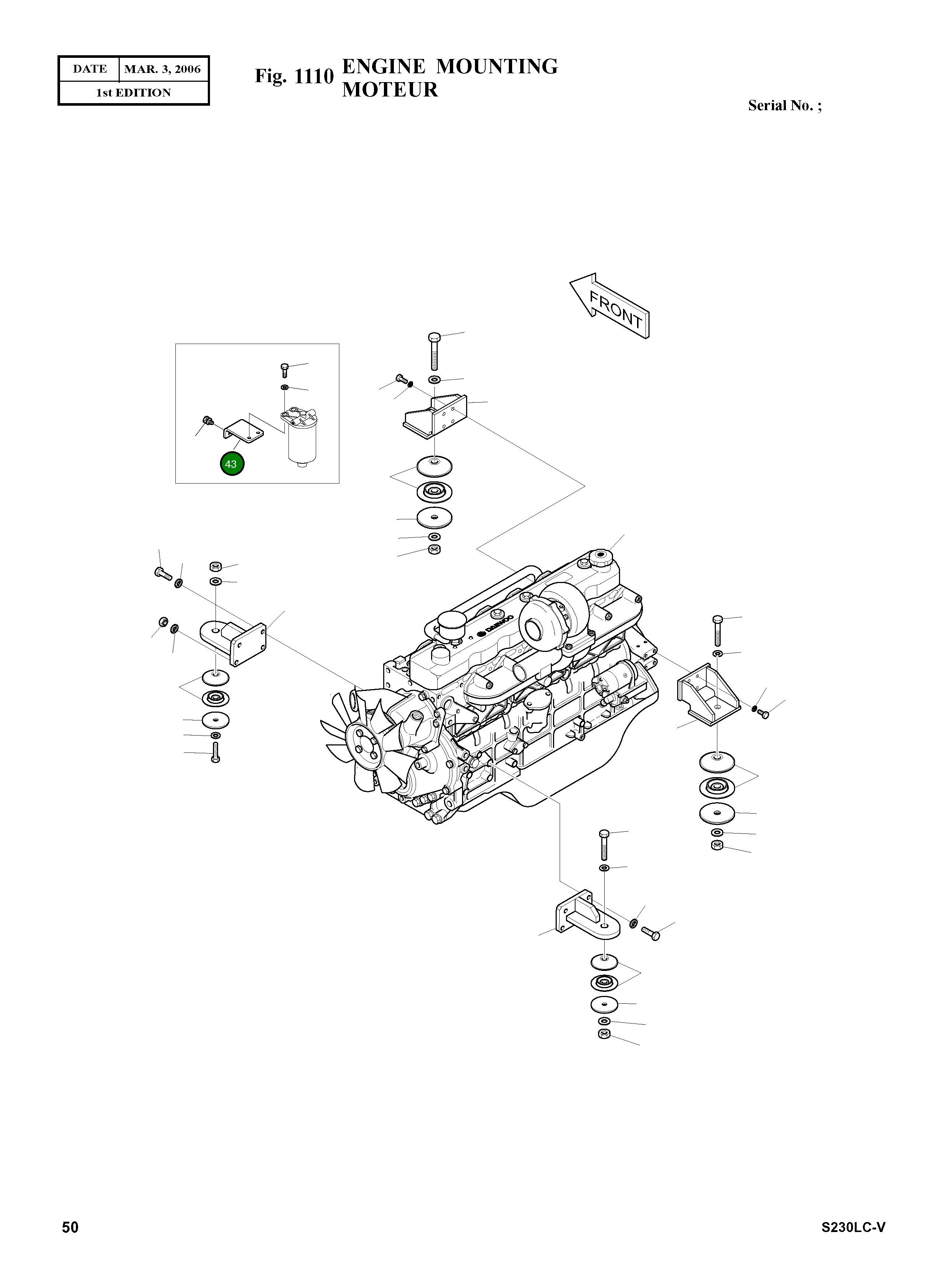 Кронштейн 195-02465 Komatsu