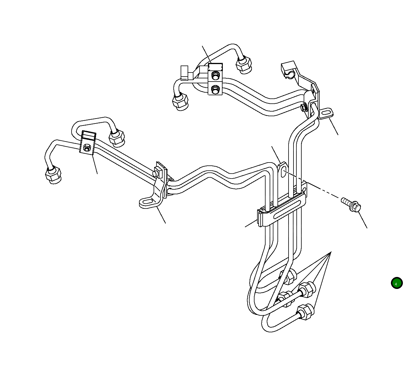 Кронштейн EA504074559 Komatsu