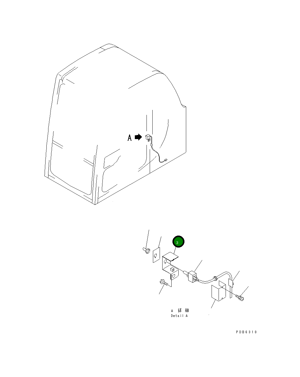 Кронштейн 20Y-06-29141 Komatsu