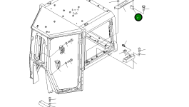 Кронштейн 198-Z11-3990 Komatsu
