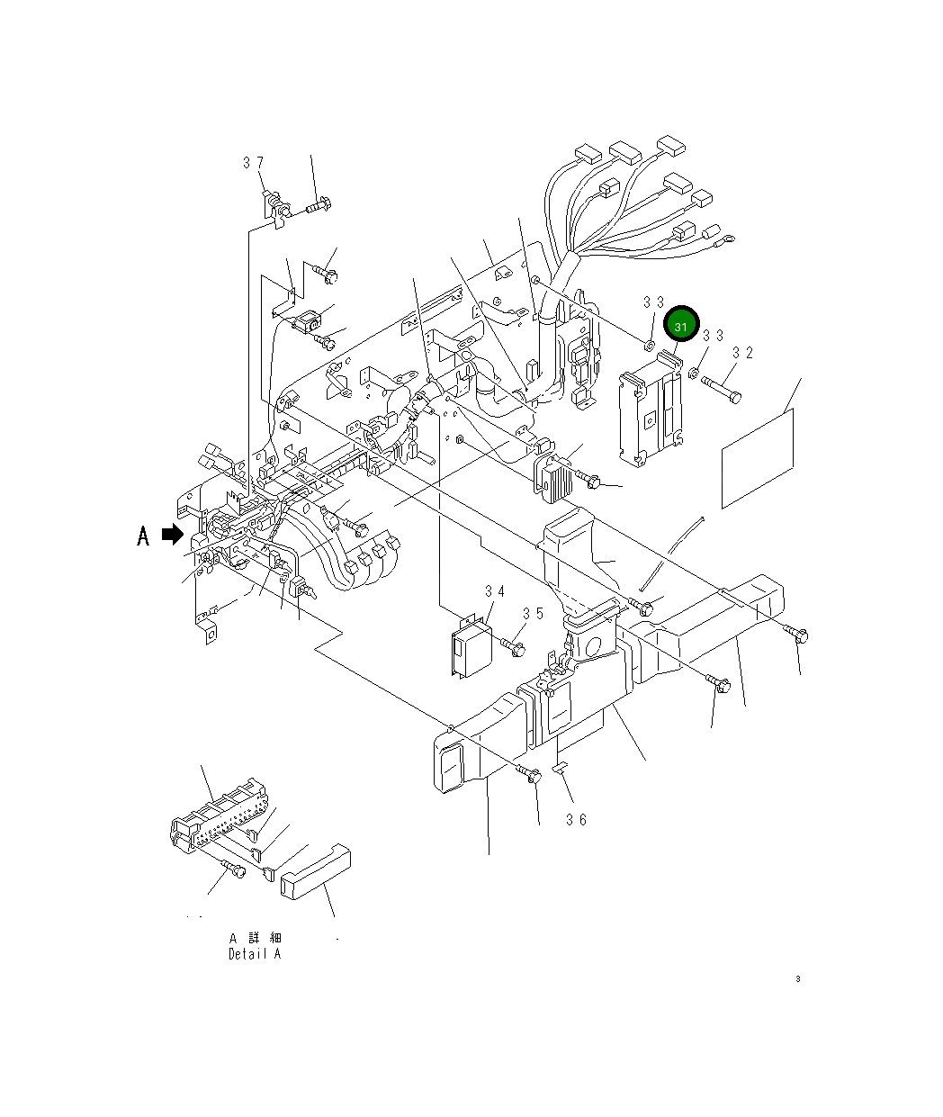 Контроллер 7834-22-9003 Komatsu