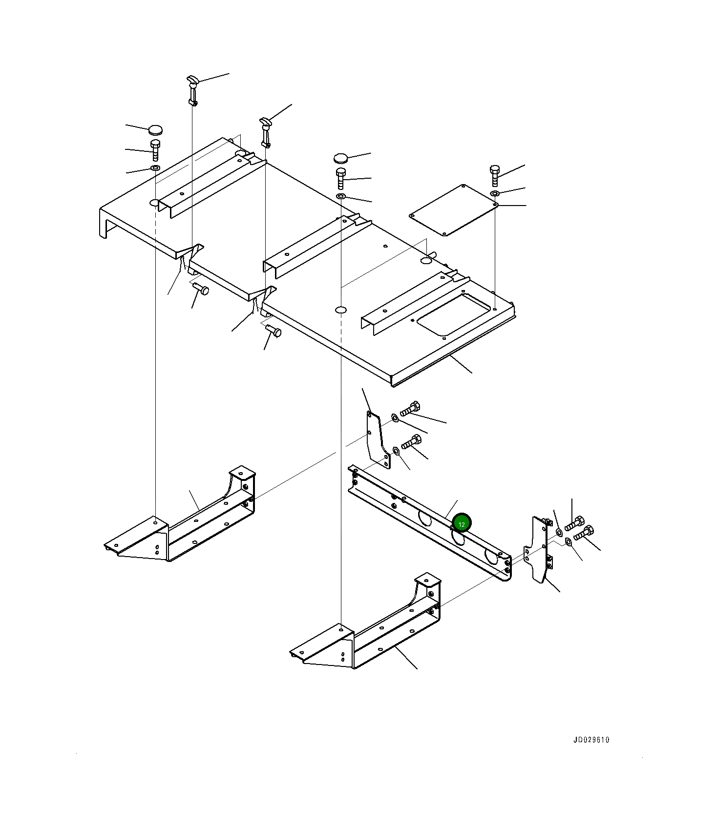 Кронштейн 561-89-86163 Komatsu