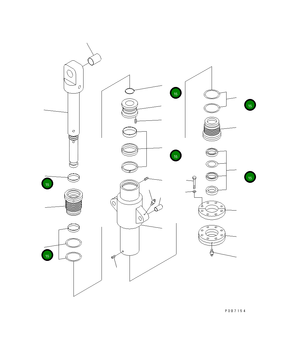 Набивка ARK200CSS-3-21 Komatsu