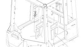 Лист 423-54-55640 Komatsu