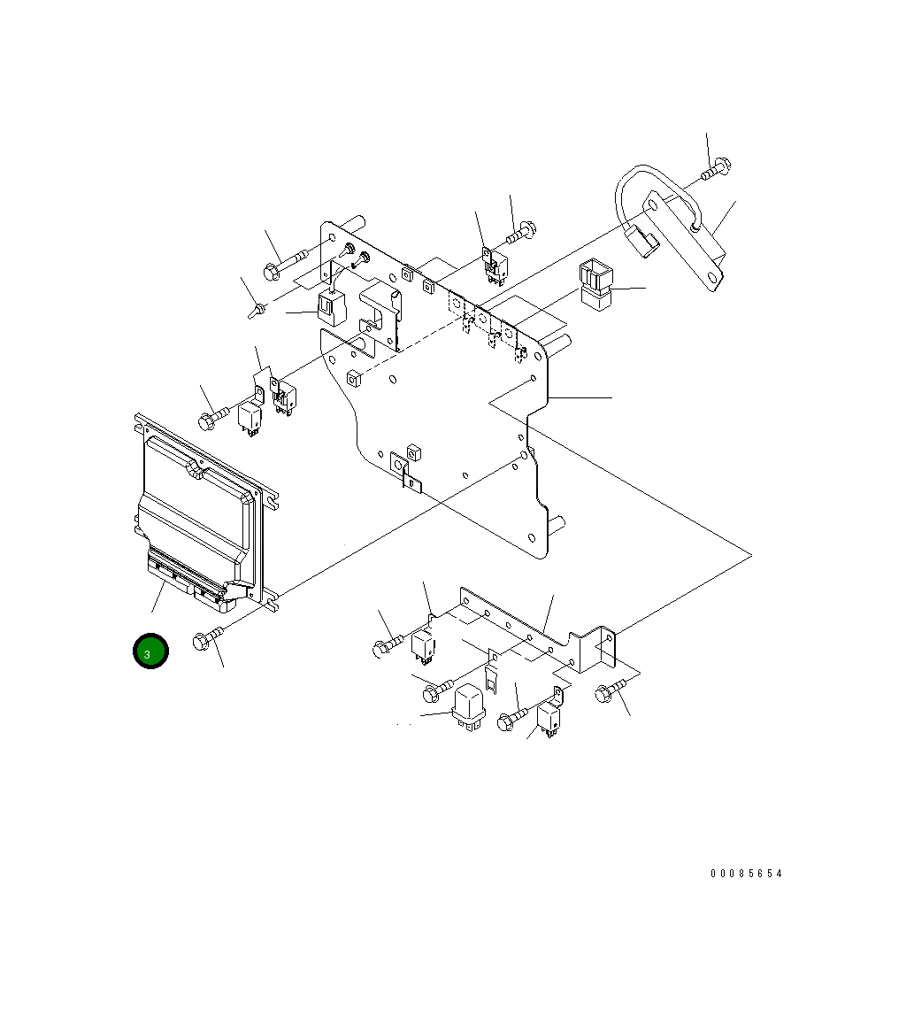 Контроллер 7835-46-1000 Komatsu
