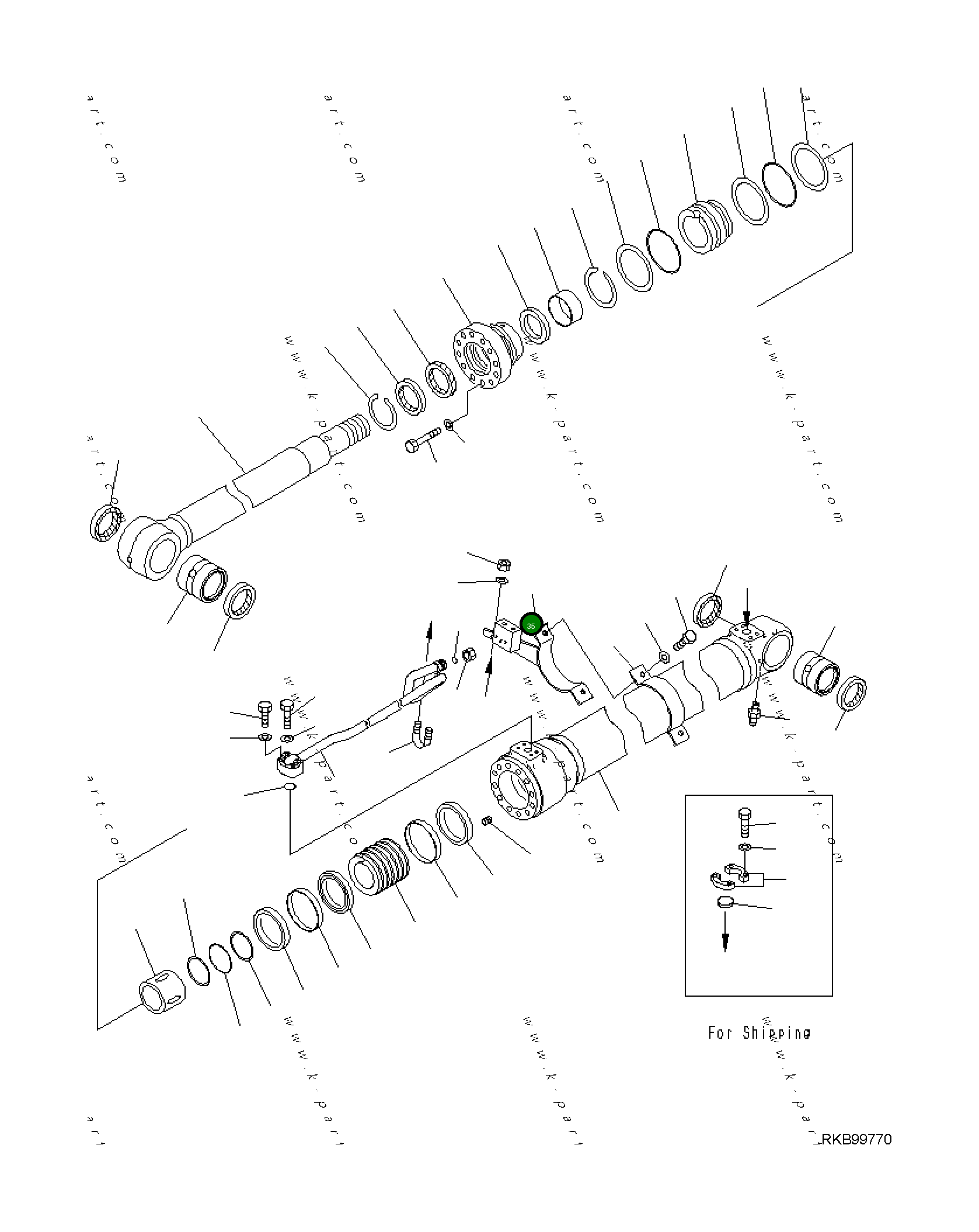Кронштейн 707-88-51780 Komatsu