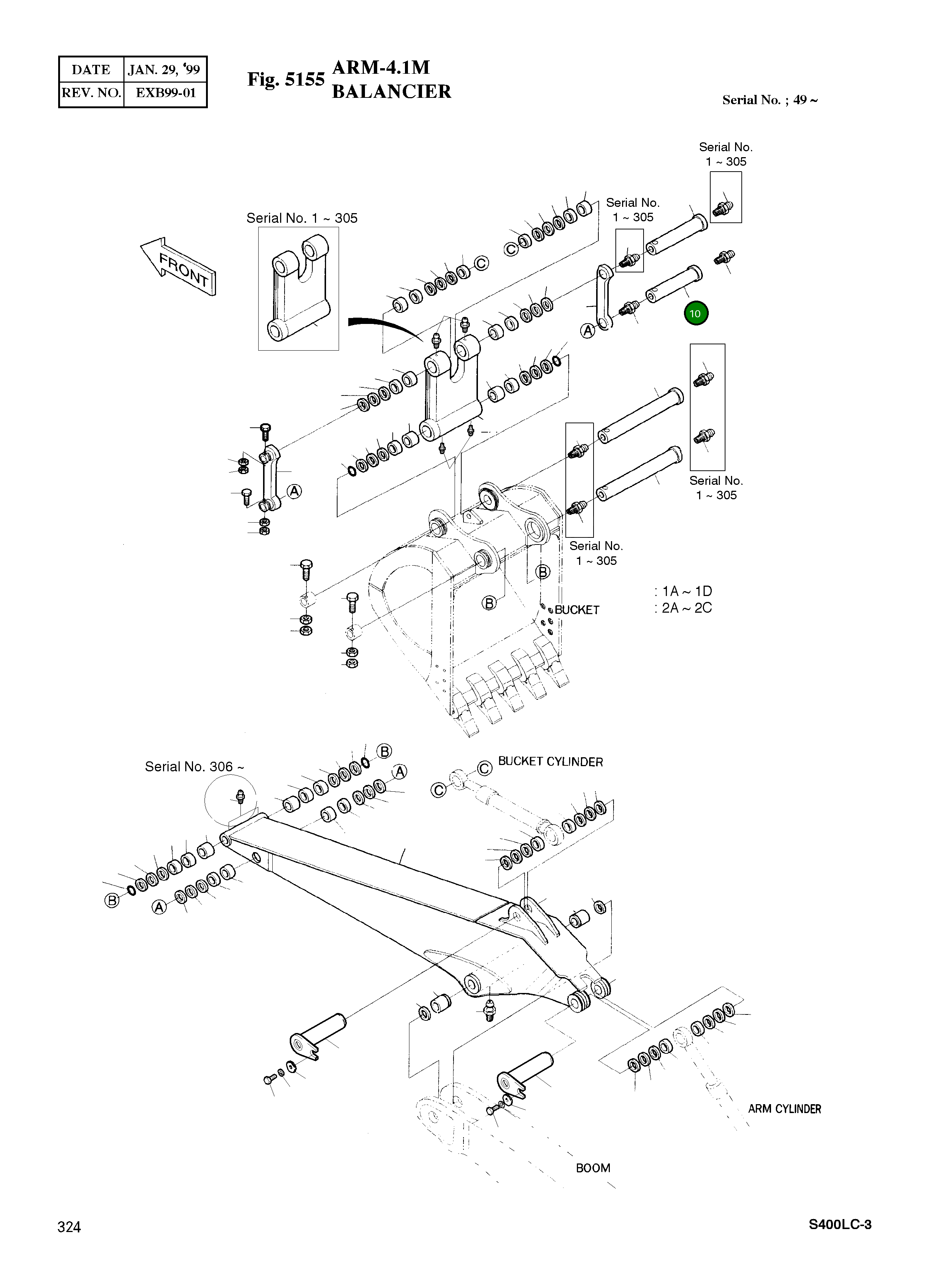 Палец 2123-2066 Komatsu