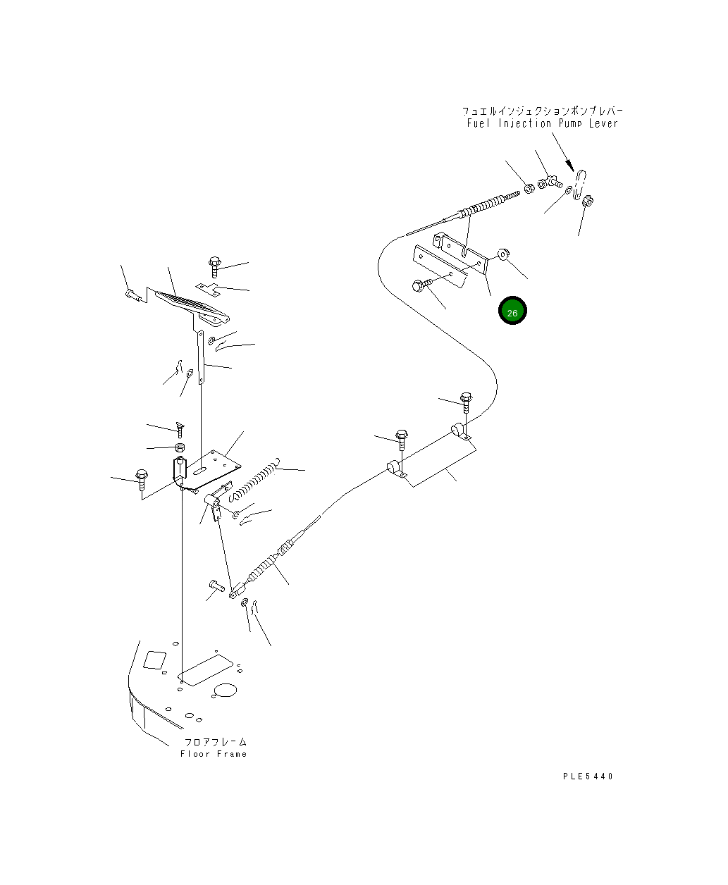 Кронштейн 416-43-21321 Komatsu