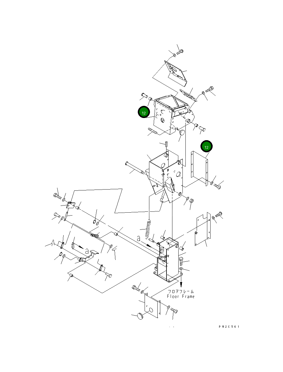Палец 234-43-53130 Komatsu