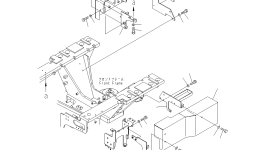 Кронштейн 23C-54-52191 Komatsu
