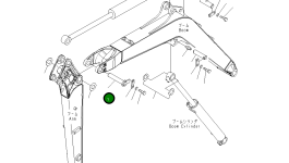 Палец 22K-70-21160 Komatsu