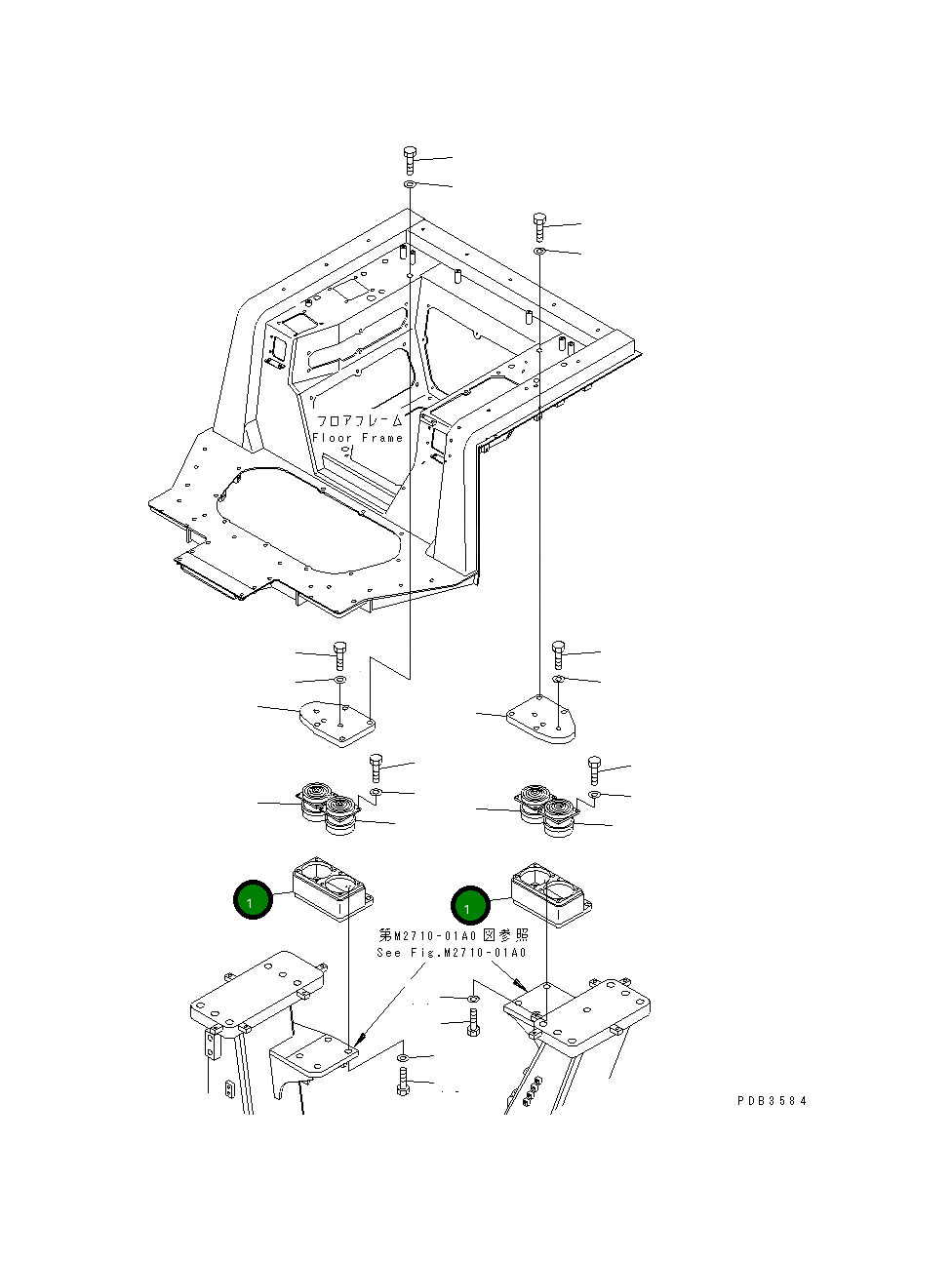 Кронштейн 195-54-69391 Komatsu