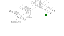 Палец 21X-70-23510 Komatsu