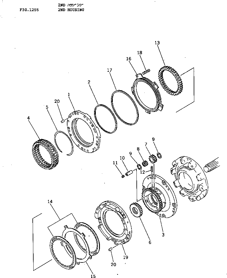 Шестерня 124-15-42430 Komatsu