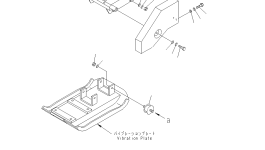 Основание двигателя 26993-31-400 Komatsu