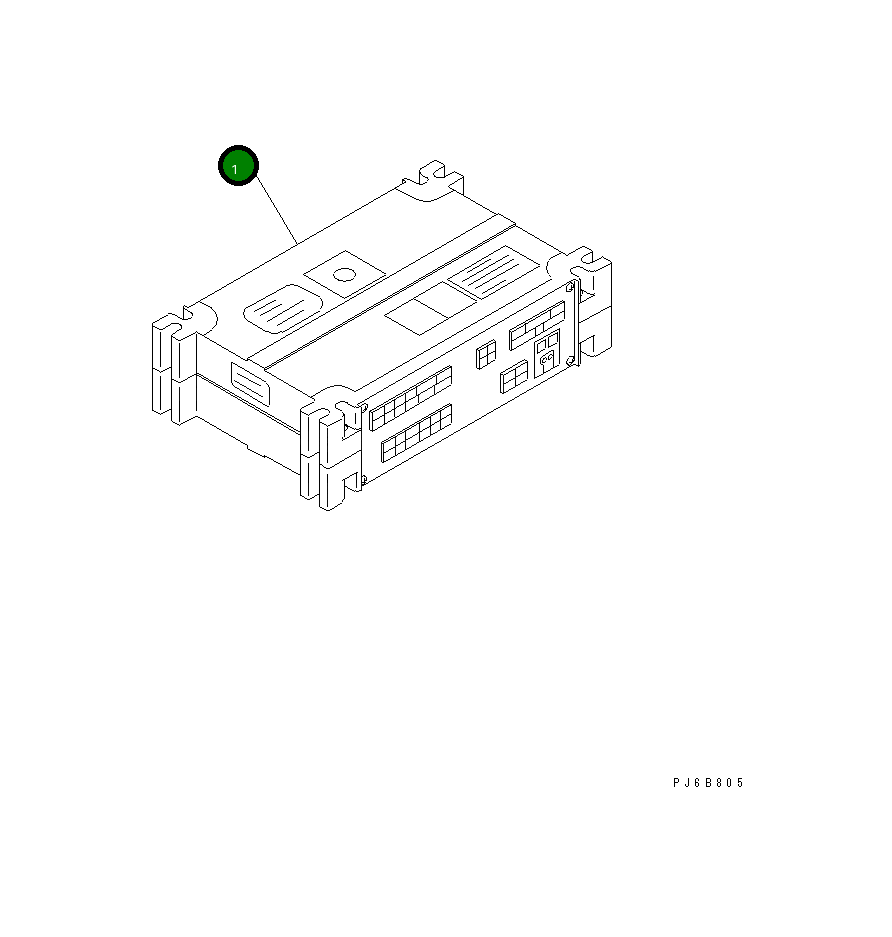 Контроллер 7872-10-2102 Komatsu