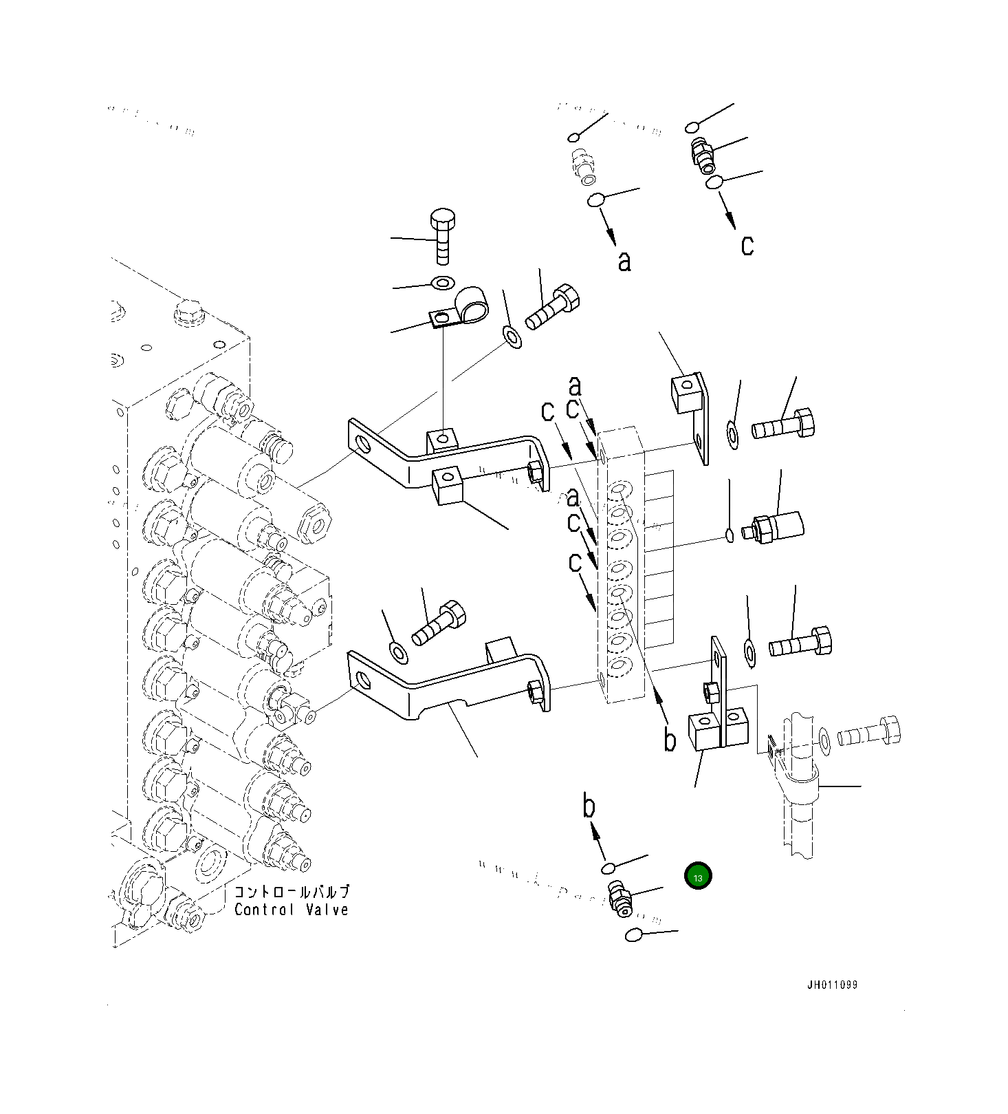 Кронштейн 20Y9777450 Komatsu