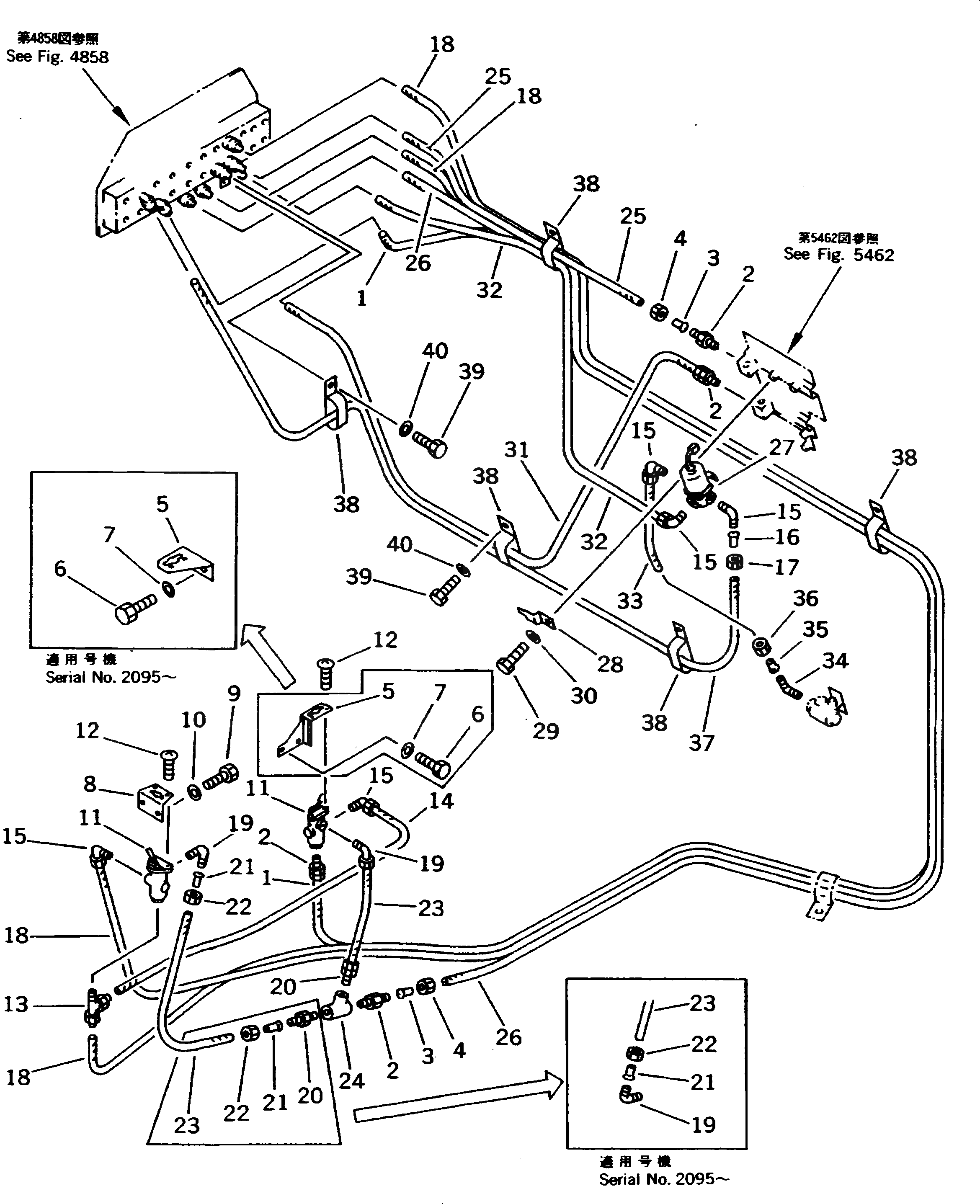 Кронштейн 569-35-62591 Komatsu