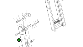 Палец 21T-54-66130 Komatsu