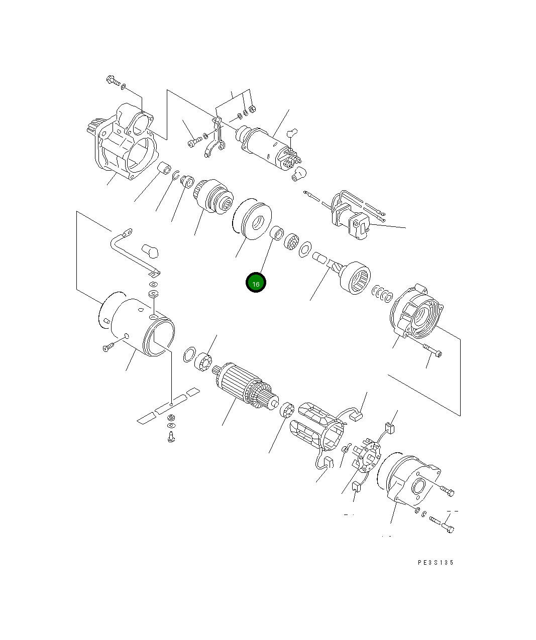 Металл KD7-23351-0150 Komatsu