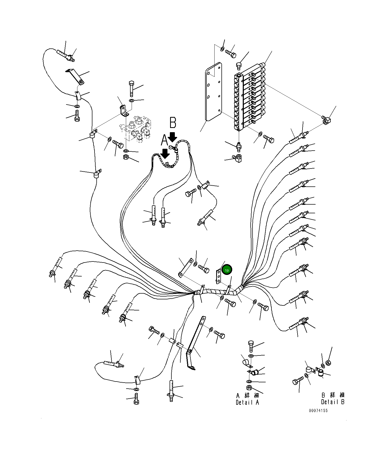 Кронштейн 561-95-83260 Komatsu