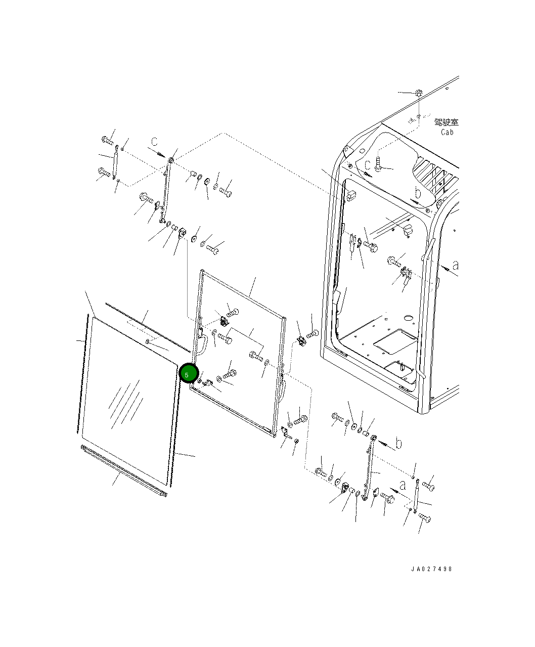 Лист 22H-54-15540 Komatsu