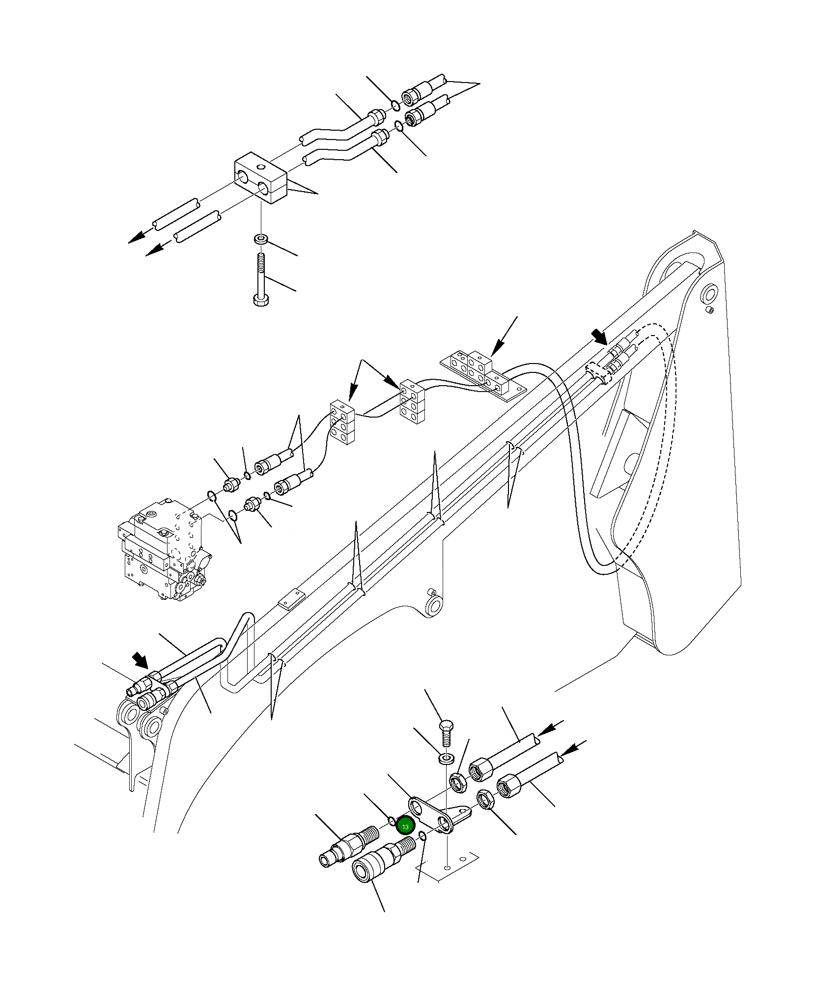 Опора 37A-970-1410 Komatsu
