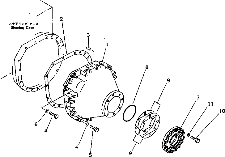 Корпус 10G-27-21110 Komatsu