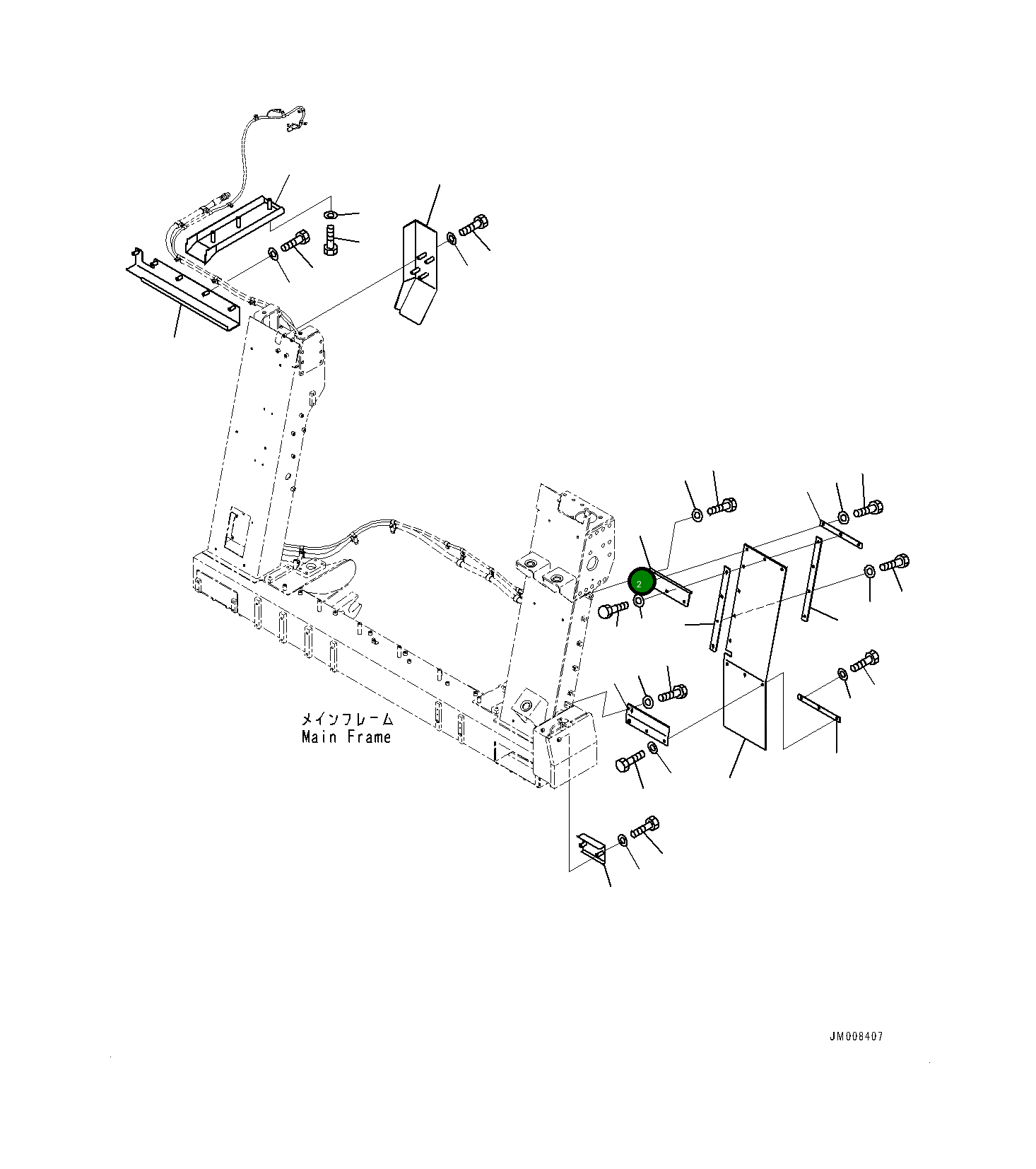 Кронштейн 561-95-85160 Komatsu