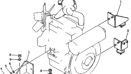 Кронштейн 20W-01-12120 Komatsu