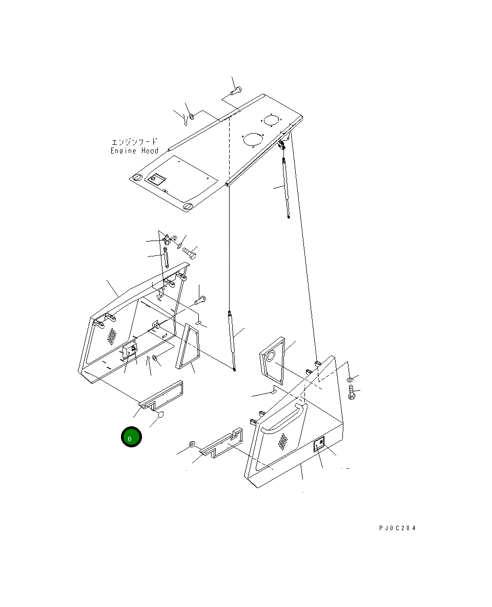 Лист 11Y-54-11870 Komatsu