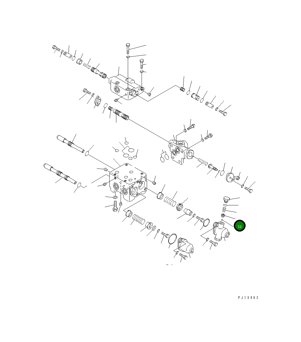 Направляющая 130-60-42390 Komatsu
