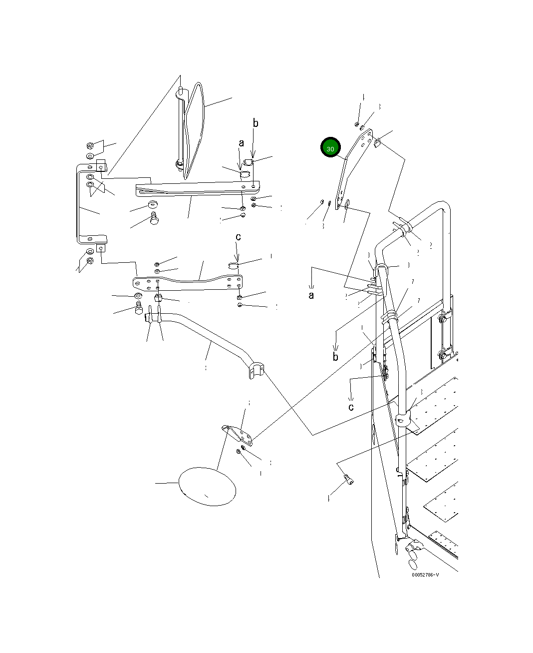 Кронштейн 21T-53-33860 Komatsu