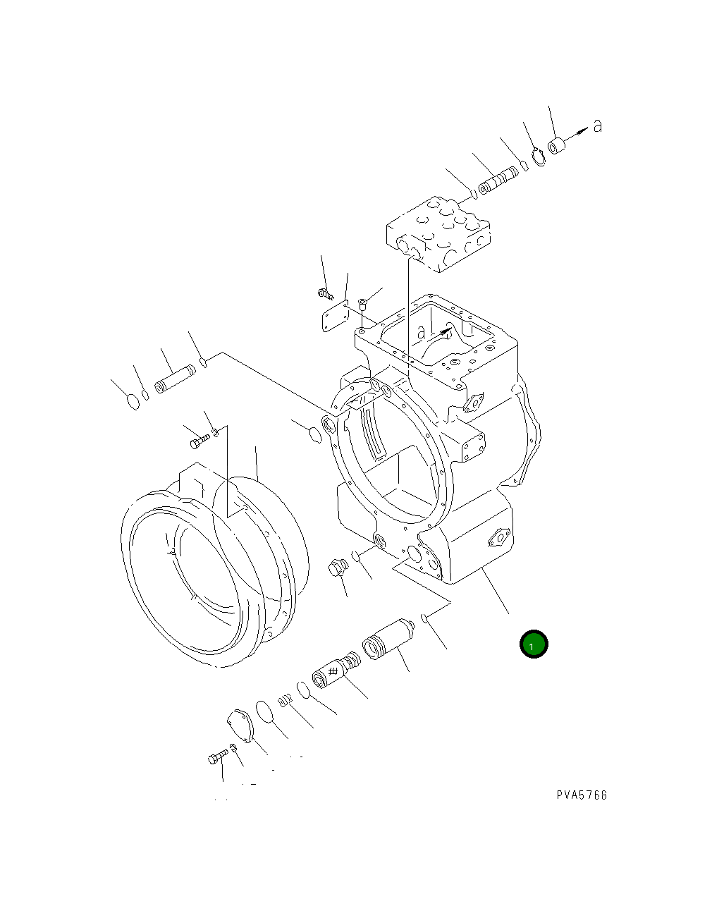 Корпус 135-15-31111 Komatsu