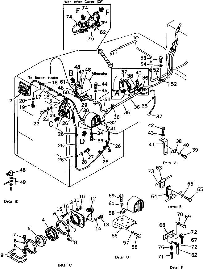 Лента 08034-00614 Komatsu