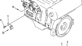 Кронштейн 203-43-43341 Komatsu