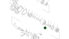 Палец 258-81-21340 Komatsu