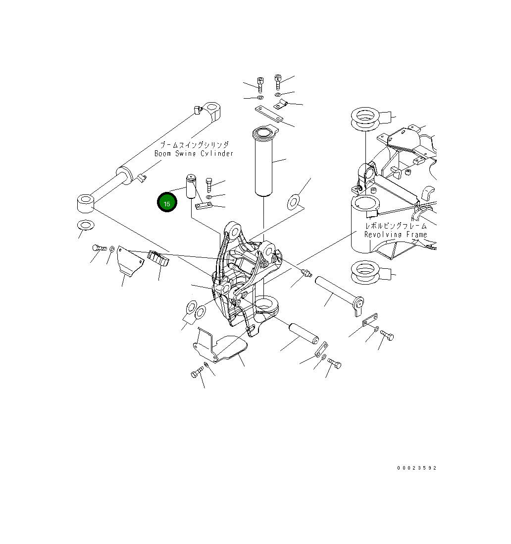 Палец 22K-70-21450 Komatsu