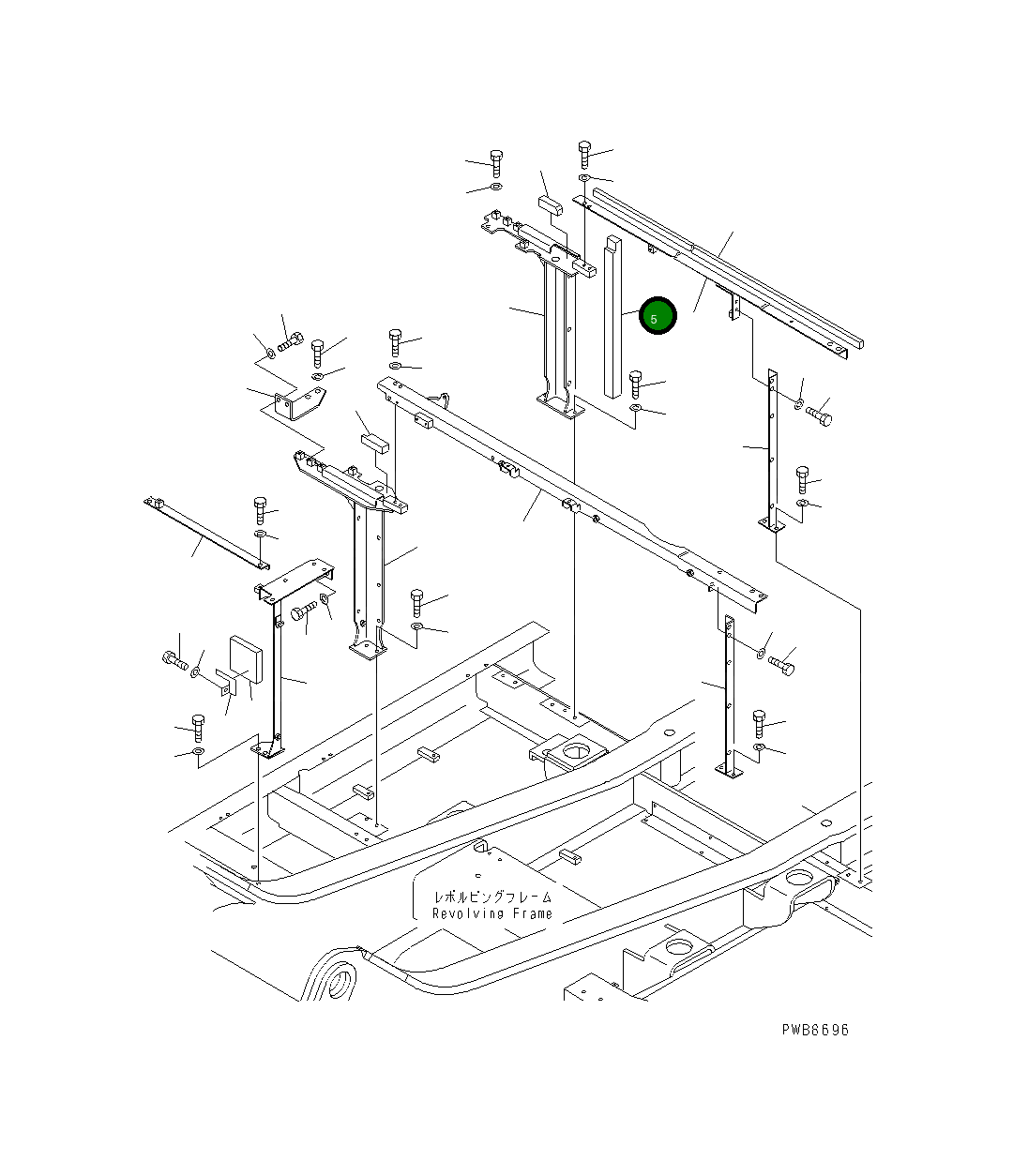 Лист \9\207-54-61590 Komatsu