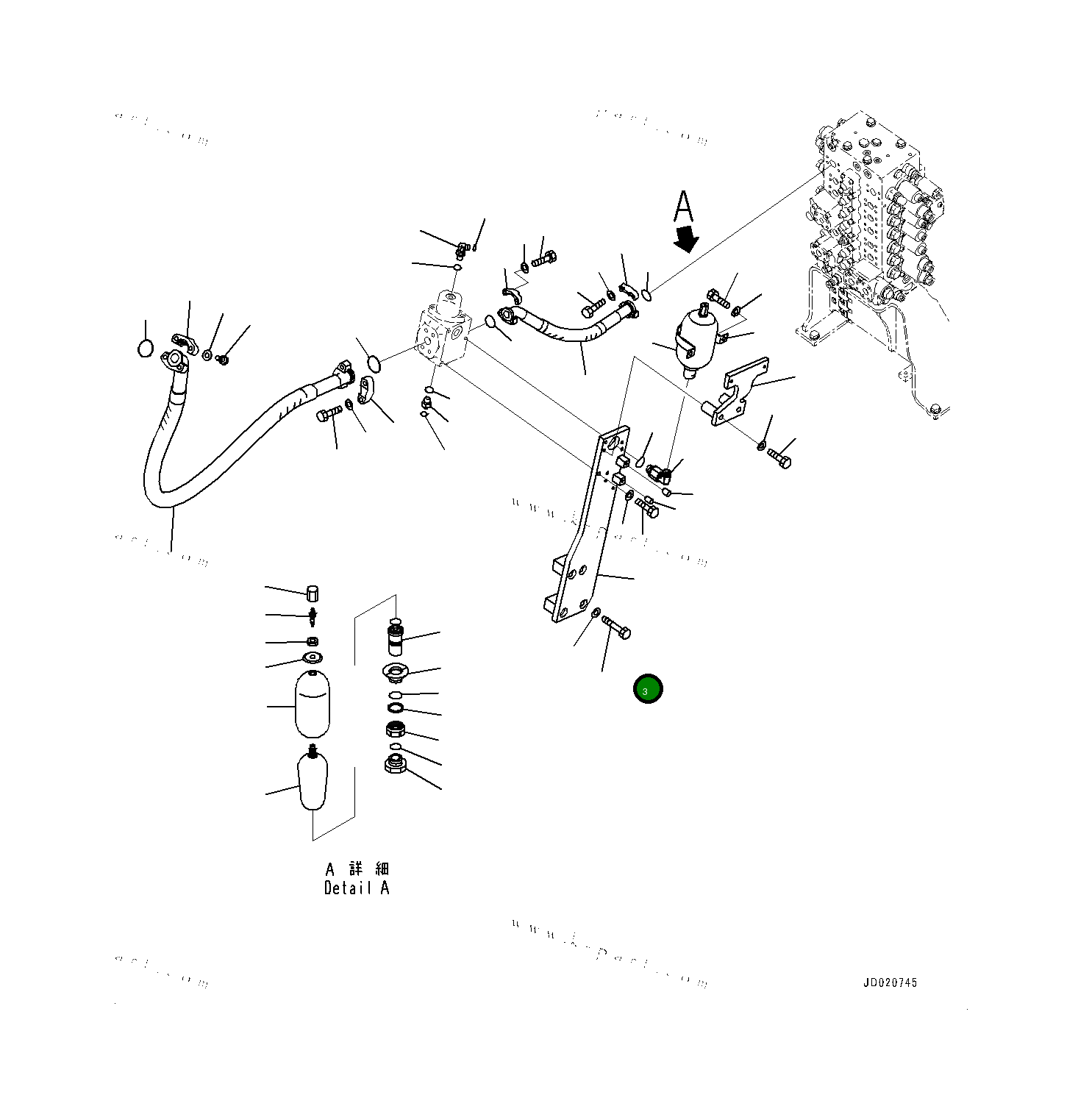 Кронштейн 20Y6251771 Komatsu