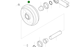 Направляющее колесо 11100360 Komatsu