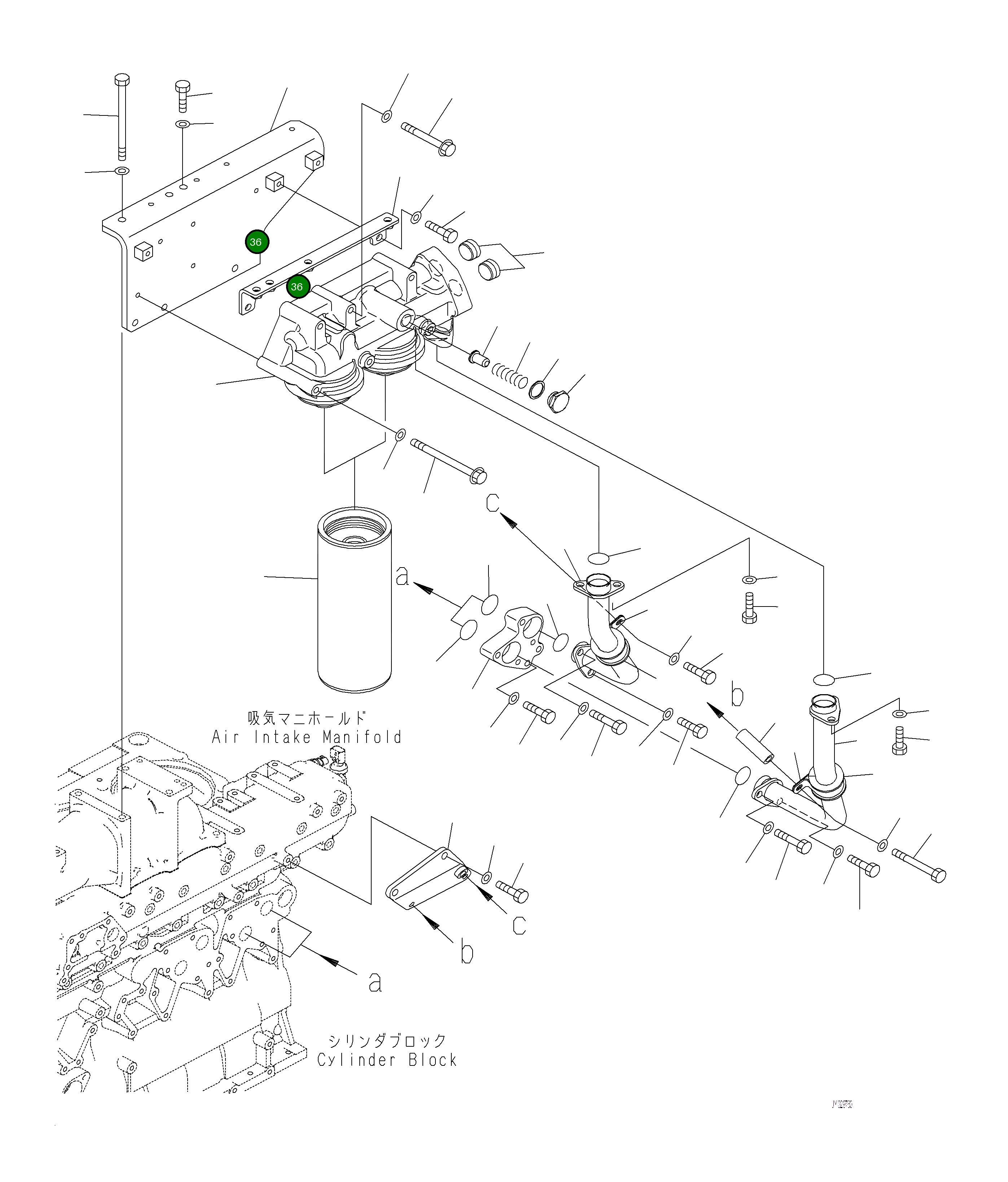 Клипса 6263-51-6110 Komatsu