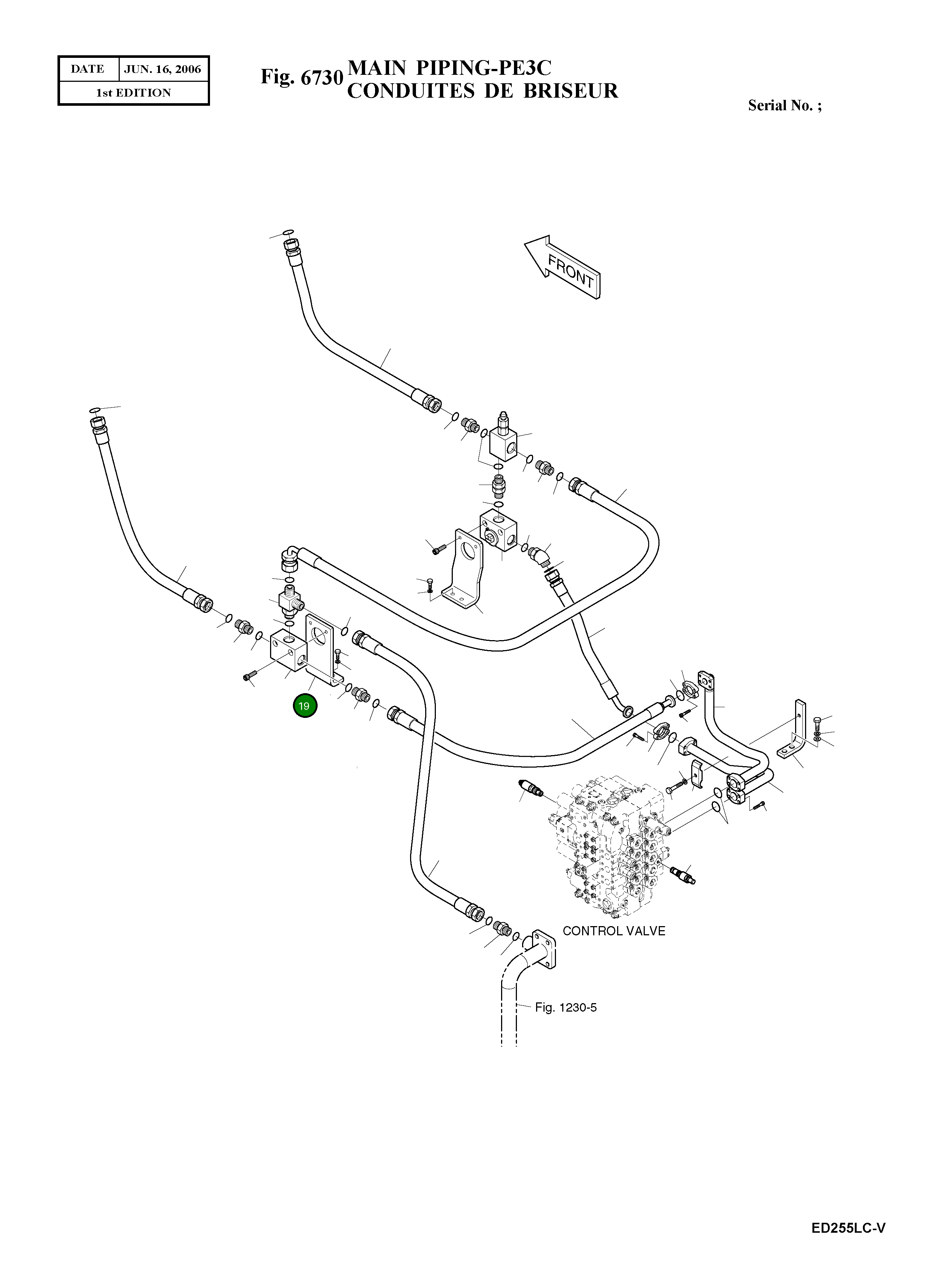 Кронштейн K1002696 Komatsu